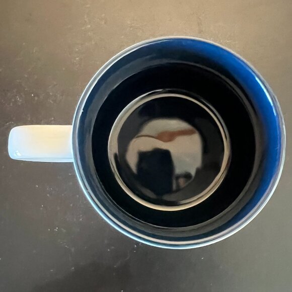 Threshold IT’S OFFICIAL. YOU’RE AWESOME Stoneware Mug ~ Navy Blue Interior - Picture 4 of 6